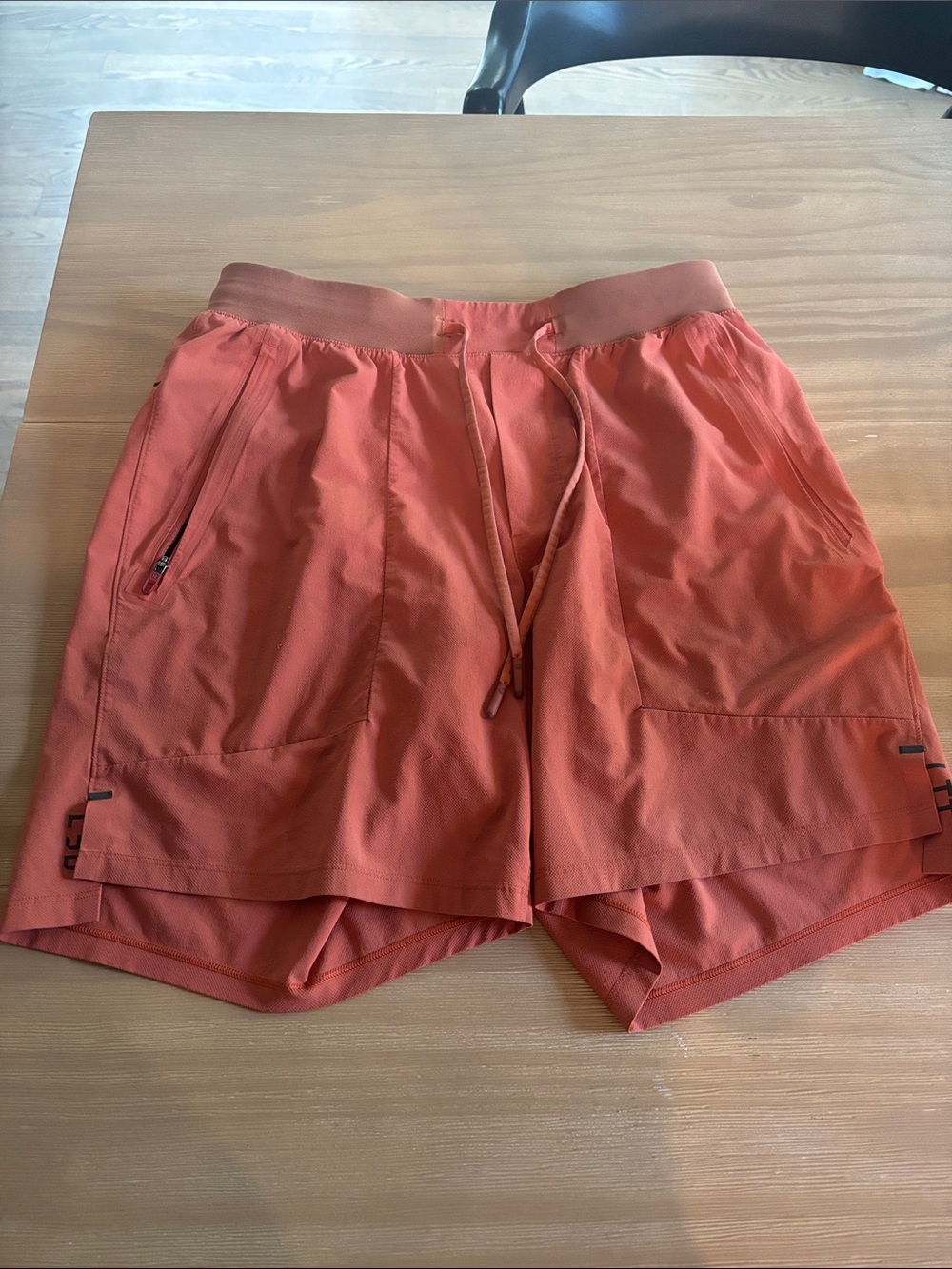 lululemon athletica Men's Rust Orange Athletic Shorts